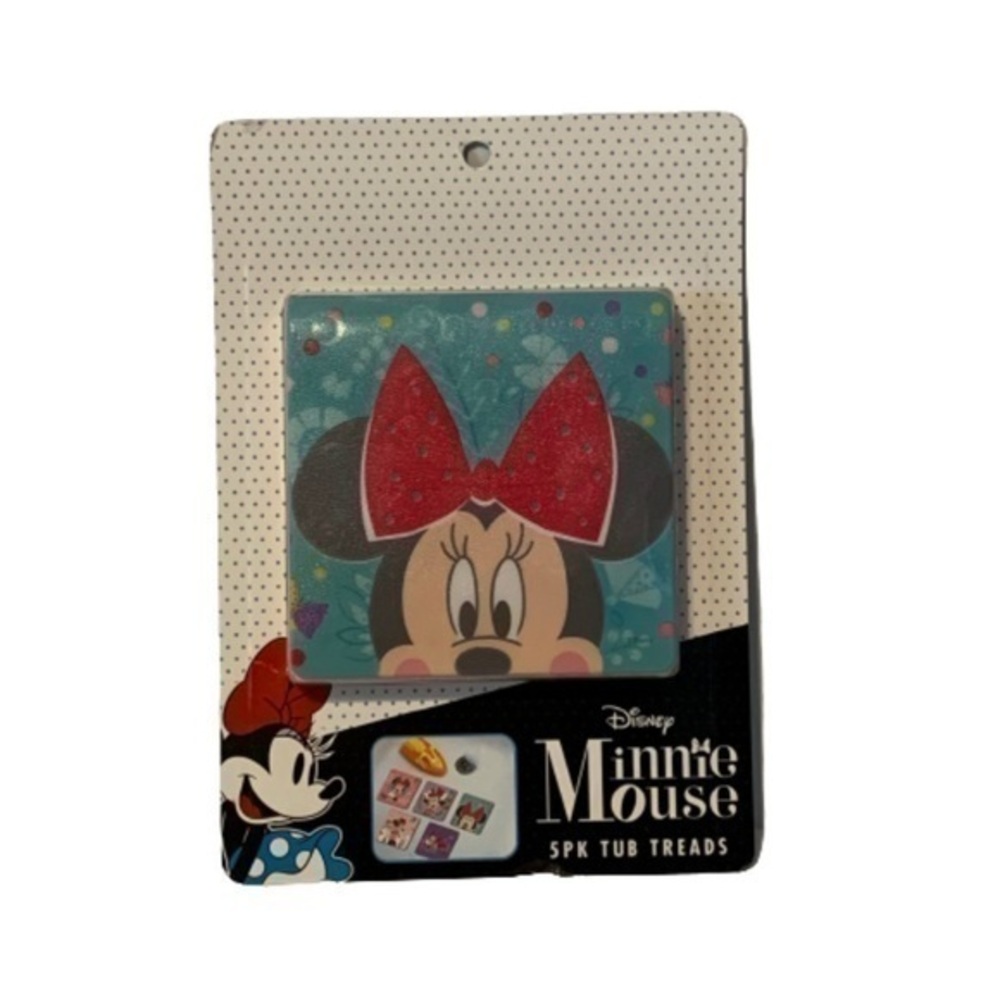 NIP. DISNEY Minnie Mouss 5PK Tub Treads